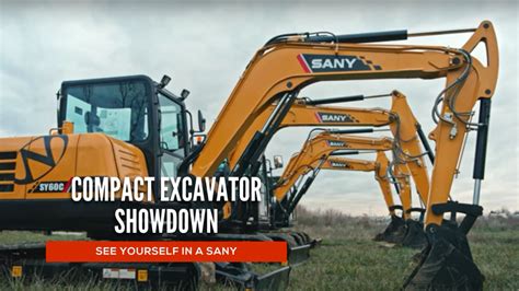 who makes sany mini excavators